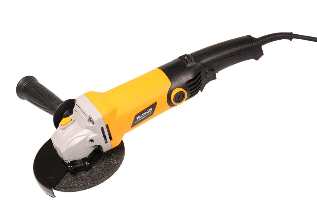 WELDINGER Zweihand Winkelschleifer WS-2 950 W Ø125 mm Spindelarretierung 5 m Kabel 5 Jahre Garantie