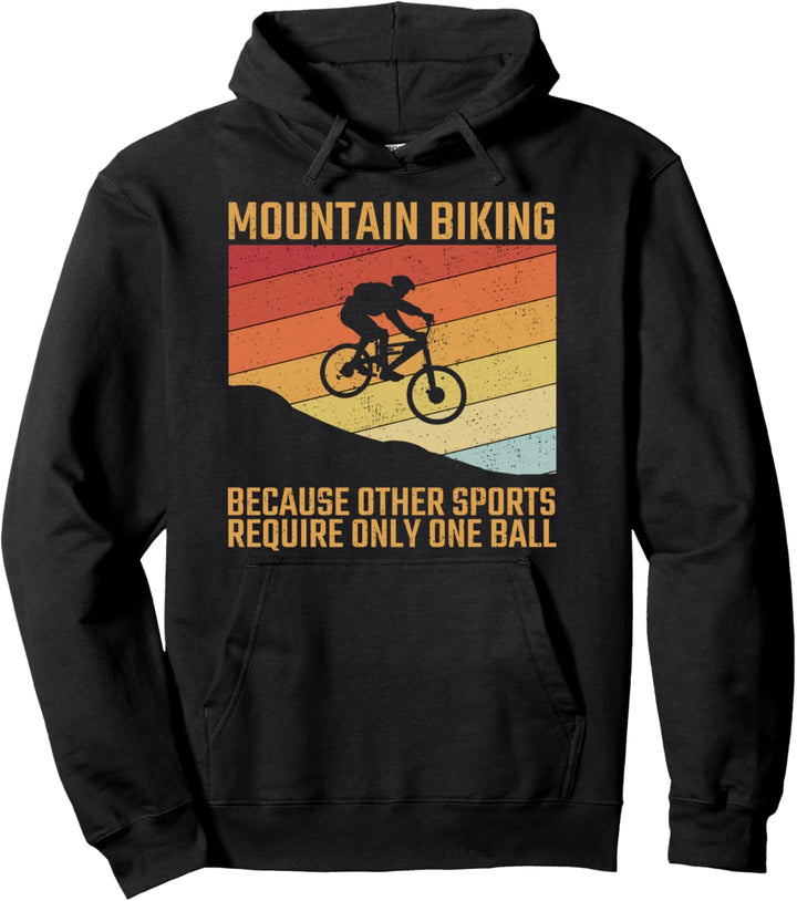 MTB Downhill Mountainbike Mountain Bike Mountainbiker Pullover Hoodie