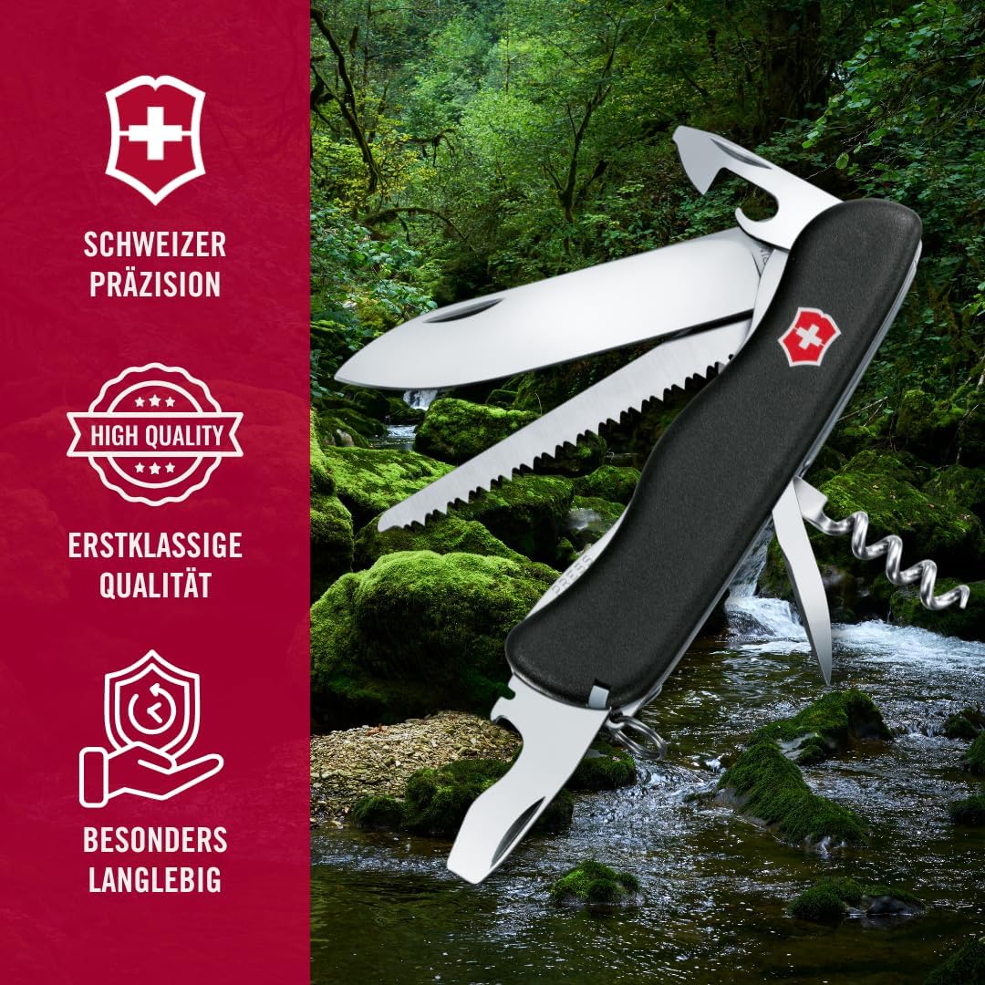 Victorinox Taschenmesser Forester Schwarz One Size Single, Schwarz One Size Single