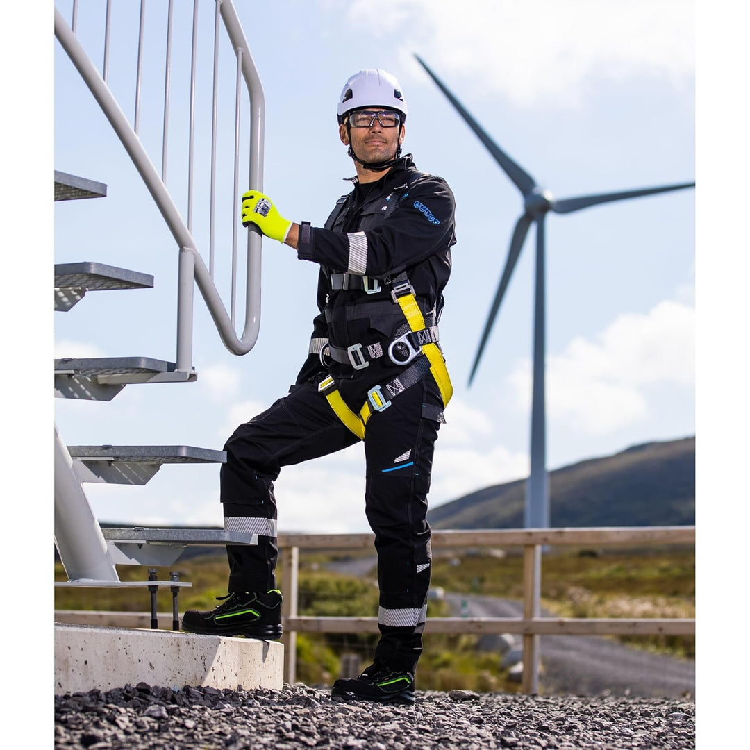 Portwest - Ultra 3 Point Full Body Fall Arrest Harness - Red - XL-2XL XL-XXL schwarz/orange, XL-XXL