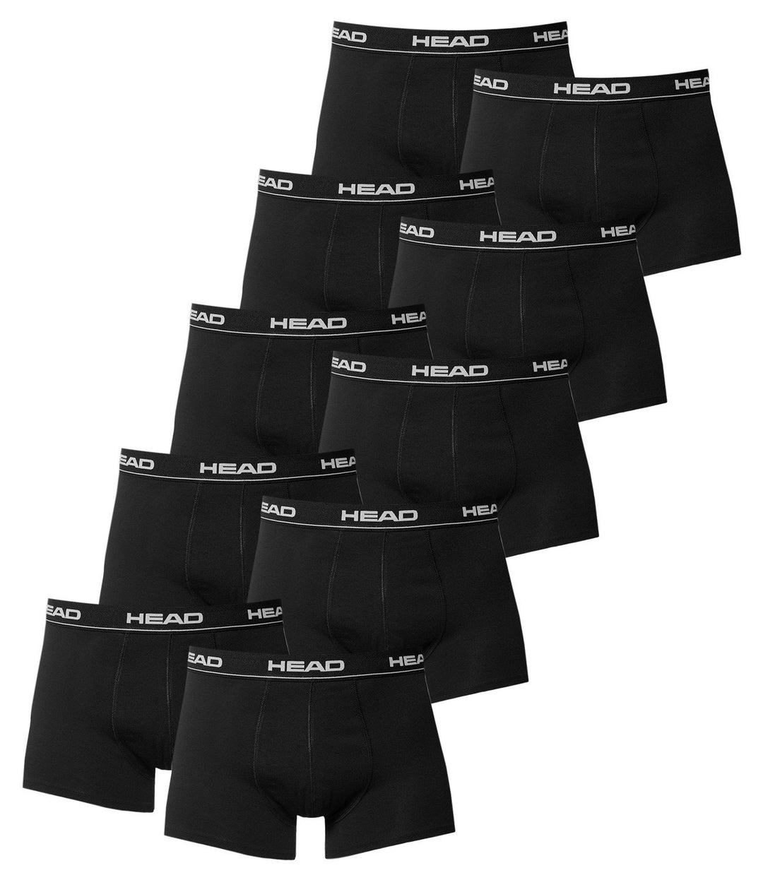 HEAD 10 er Pack Herren Boxer Boxershorts Basic Pant Unterwäsche, Bekleidungsgrösse:S, Farbe:200 - Bl