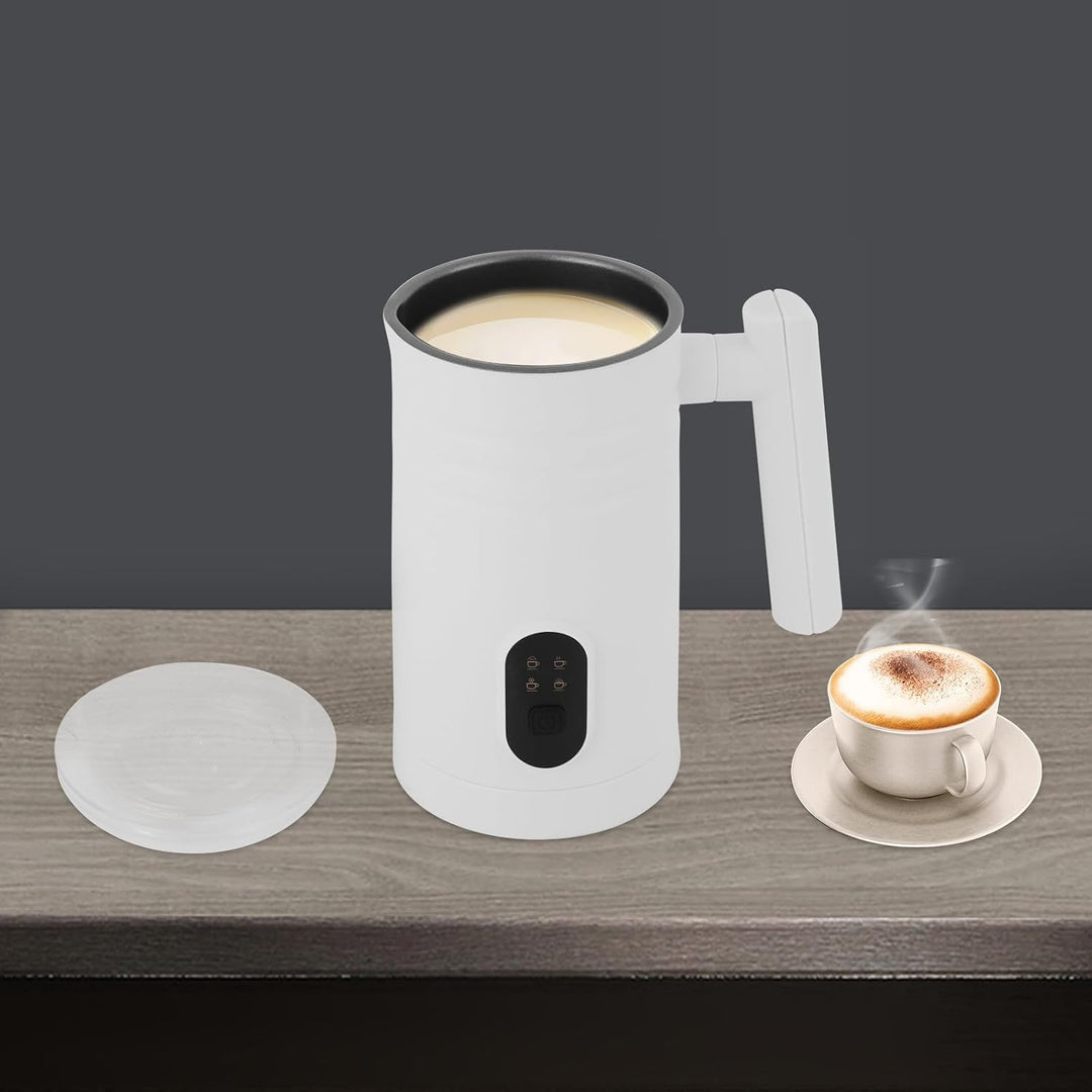 Milchaufschäumer 350 ml, Milchschäumer Elektrisch mit Bürste, 400W Elektrischer Milchaufschäumer, Au