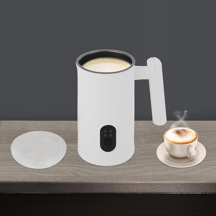 Milchaufschäumer 350 ml, Milchschäumer Elektrisch mit Bürste, 400W Elektrischer Milchaufschäumer, Au