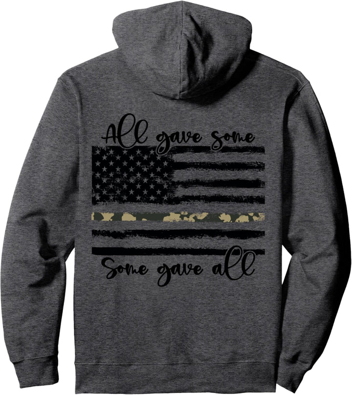 All Gave Some Some Gave All. Memorial Day, US Army Veteran Pullover Hoodie
