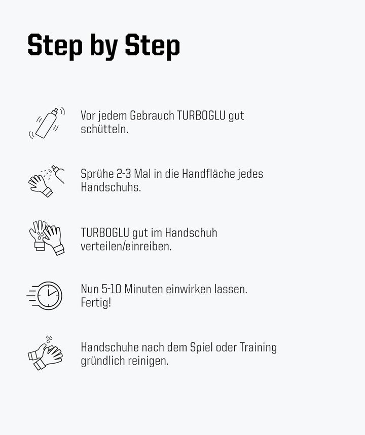 T1TAN TurboGlu Torwarthandschuh-Gripbooster 200ml - Perfekter Grip auf Knopfdruck