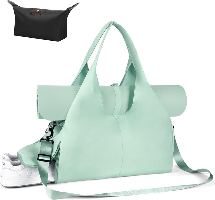 Sporttasche, Reisetasche mit Schuhfach &amp; Nassfach, Gross Gym Tasche für Damen und Herren, Wasserdich