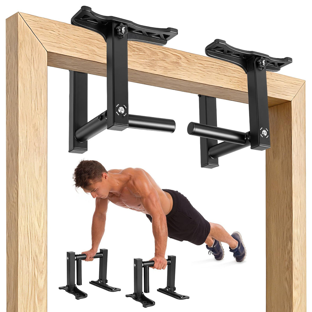 Parallettes, 2-in-1 Klimmzugstange Calisthenics Equipment for Handstand, Push Ups & More, Push Up Ha