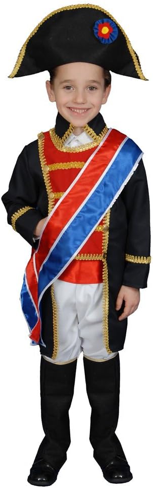 Dress Up America 378-M aussehender Napoleon-Kostümsatz-Grösse Mittel (8-10 Jahre) Kinder Historisch