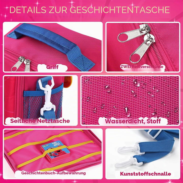 Aufbewahrungskoffer für Little Tikes Story Dream Machine Bücher & Spielzeug, Reisekoffer für Geschic