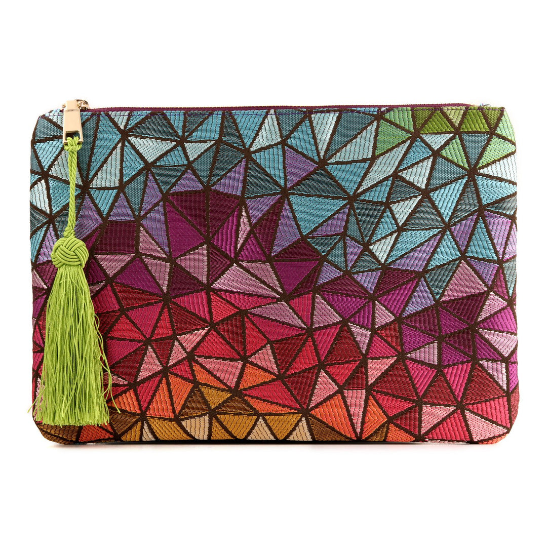Otto Angelino Designer Frauen Bohemian Mode Clutch Geldbörse Mehrere Fächer Geld Karten Smartphone U