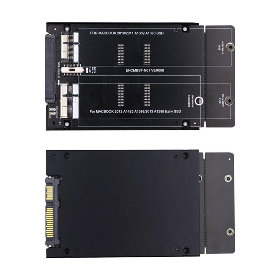 chenyang 12+6Pin & 17+7Pin MAC SSD auf 2,5" SATA 2 in 1 Combo Case Gehäuseadapter für 2010 2011 2012