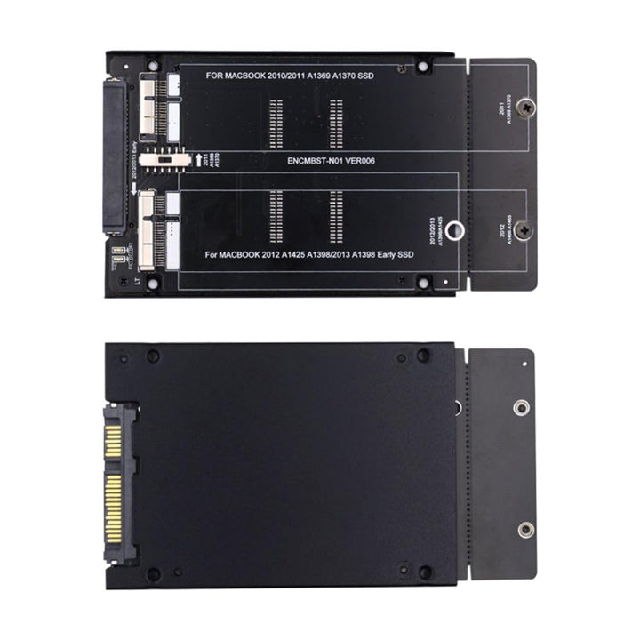 chenyang 12+6Pin & 17+7Pin MAC SSD auf 2,5" SATA 2 in 1 Combo Case Gehäuseadapter für 2010 2011 2012
