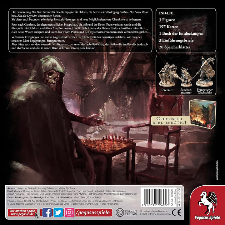Pegasus Spiele 56302G Tainted Grail: Der Rote Tod [Erweiterung]