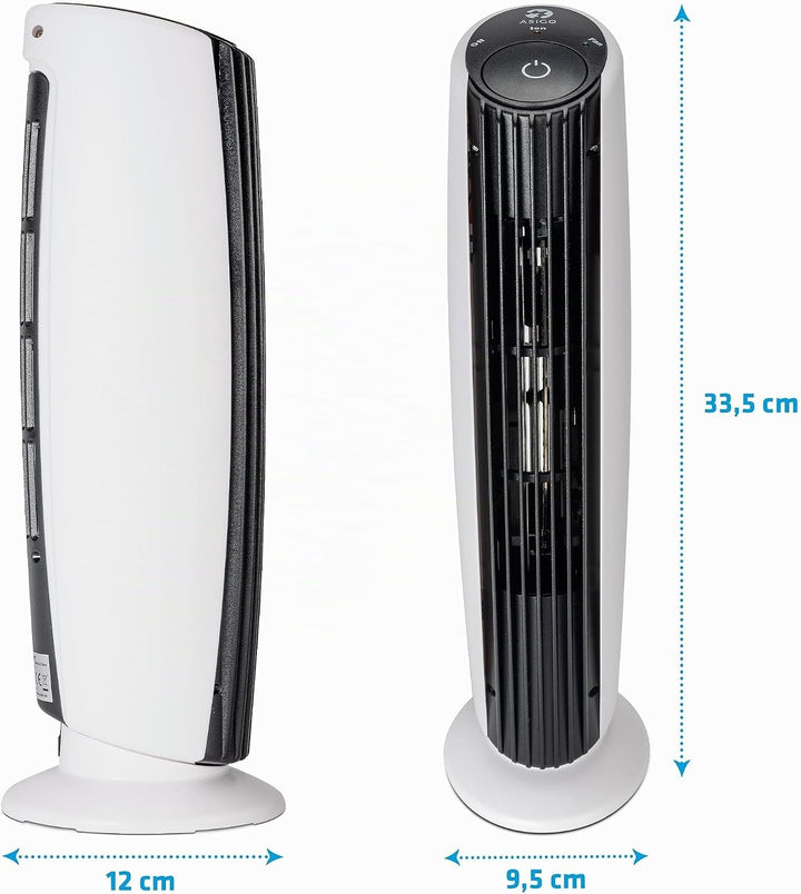ASIGO® Luftreiniger Allergiker Ohne Filter | Luftionisator mit Zwei Modi | Luft Ionisierer für Aller