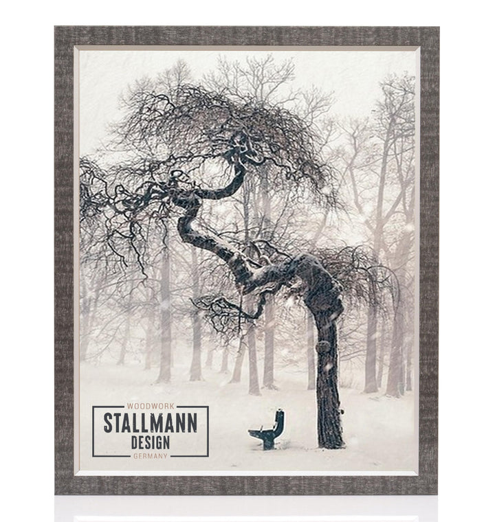Stallmann Design Bilderrahmen my Frames 48x68 cm schwarz gewischt Rahmen fuer Dina 4 und 60 andere F