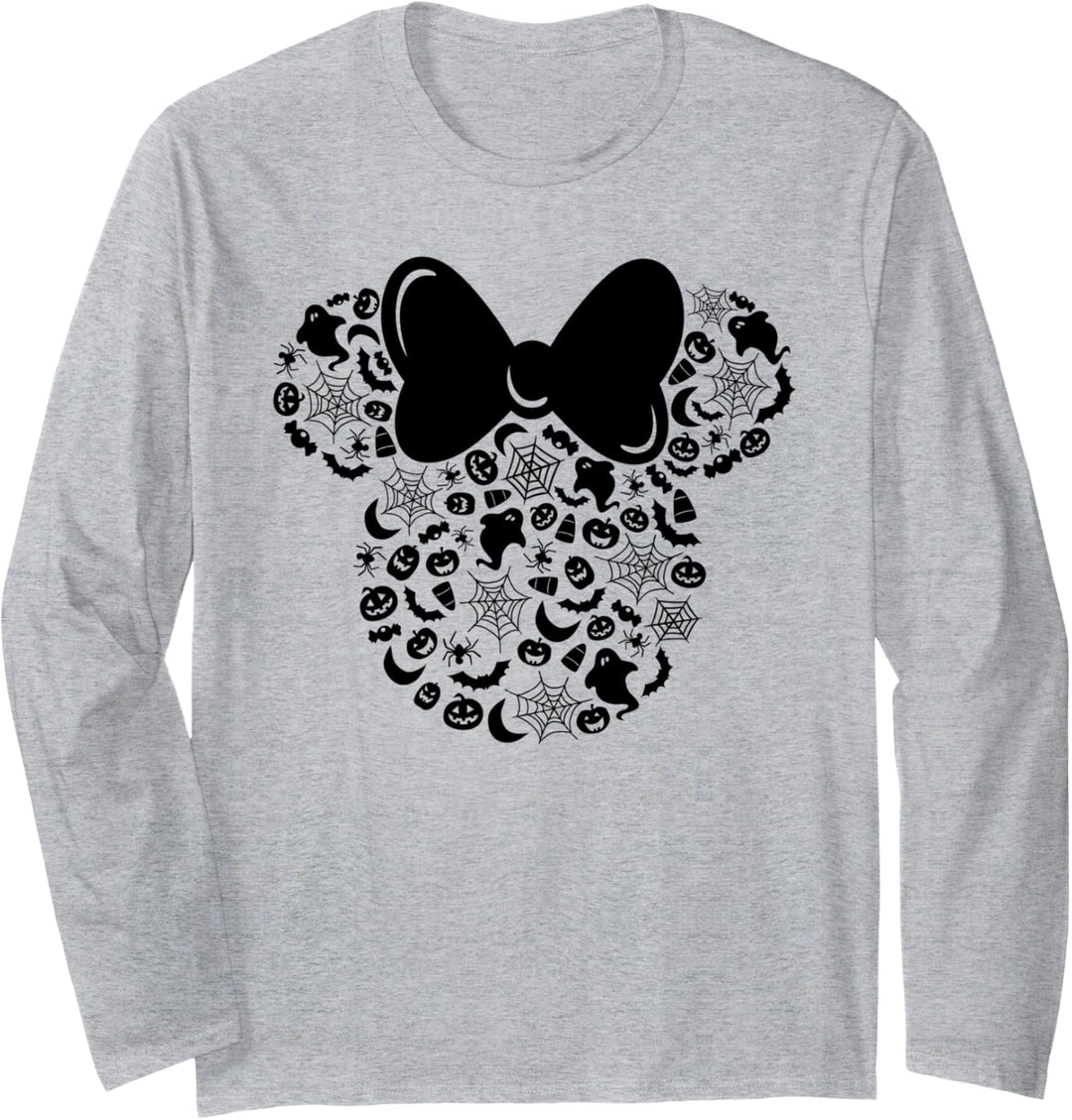 Disney Minnie Mouse Halloween Spooky Fun Langarmshirt