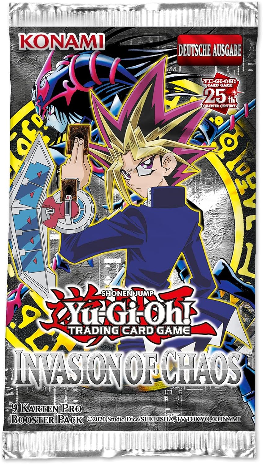 Yu-Gi-Oh! TRADING CARD GAME Invasion of Chaos Display-Deutsche Ausgabe, 25th Anniversary Edition, In