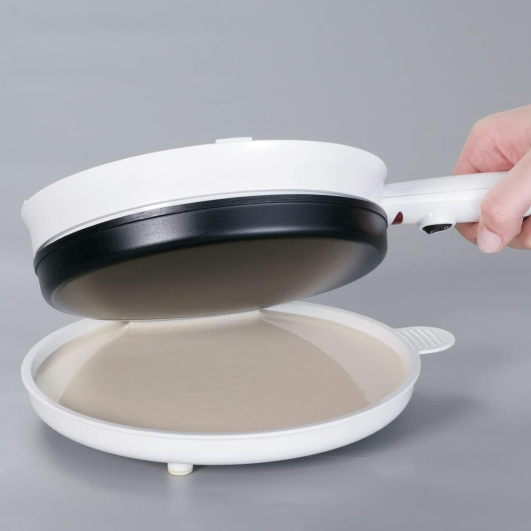 Cloer 677 Crêpe-Maker-Cordless für hauchdünne Crêpes, 700 W, Backfläche mit 18,5 cm Durchmesser Sing