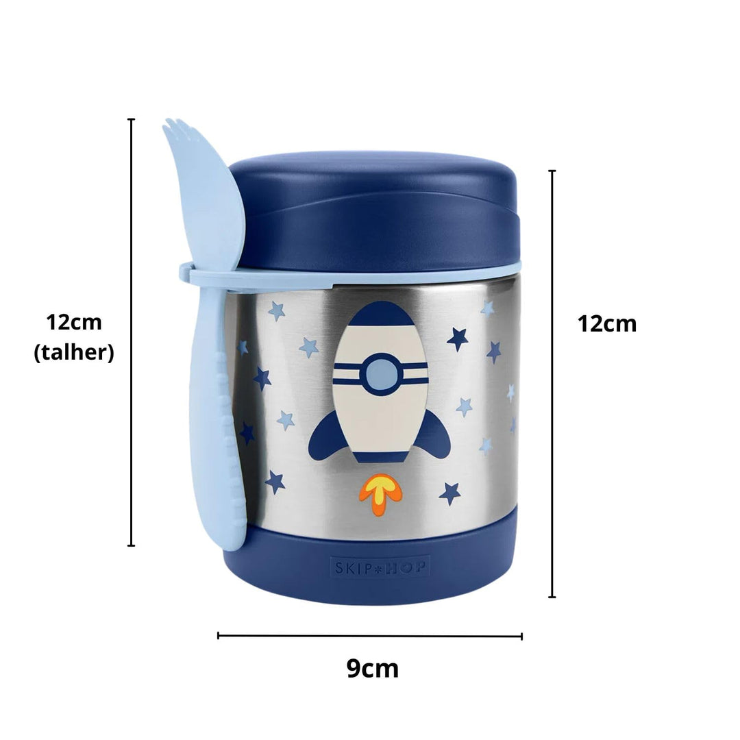Skip Hop Isoliertes Babynahrungsglas, Funken, Rakete