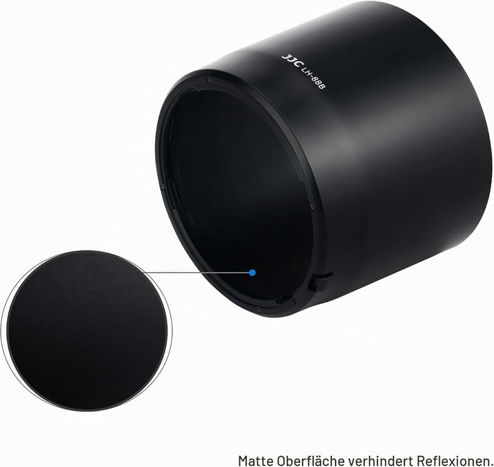 JJC ET-88B Gegenlichtblende Kompatibel mit Canon RF 600mm F11 is STM Objektiv RF 135mm F1.8 L is USM