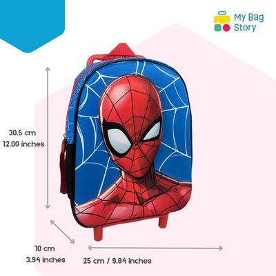 mybagstory - Trolley – Spiderman – Blau – Kinder – Schule – Kindergarten – Grundschule – Schulranzen