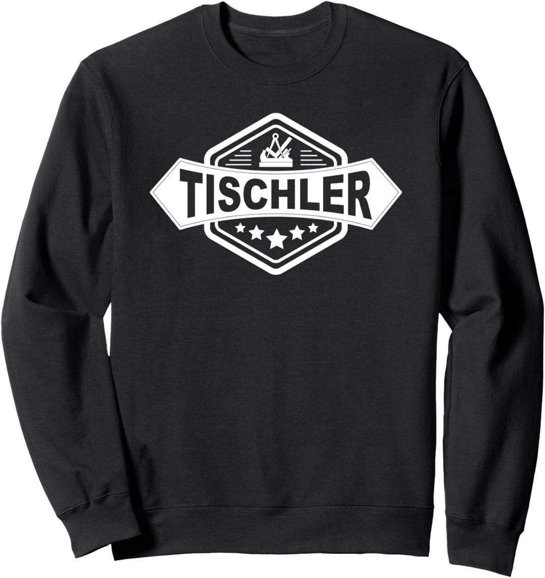 Tischler Zeichen mit traditionellem Zunftwappen Sweatshirt