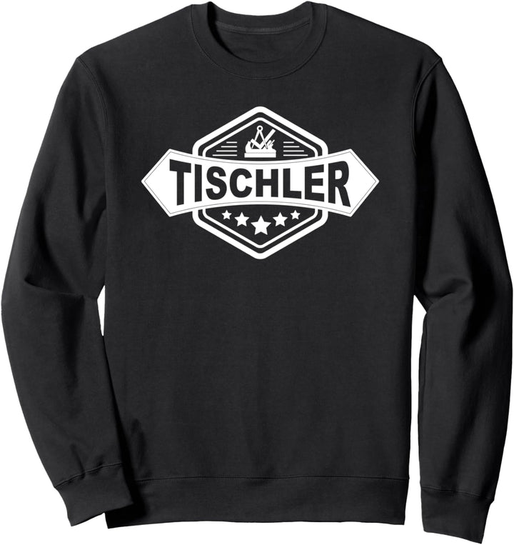 Tischler Zeichen mit traditionellem Zunftwappen Sweatshirt
