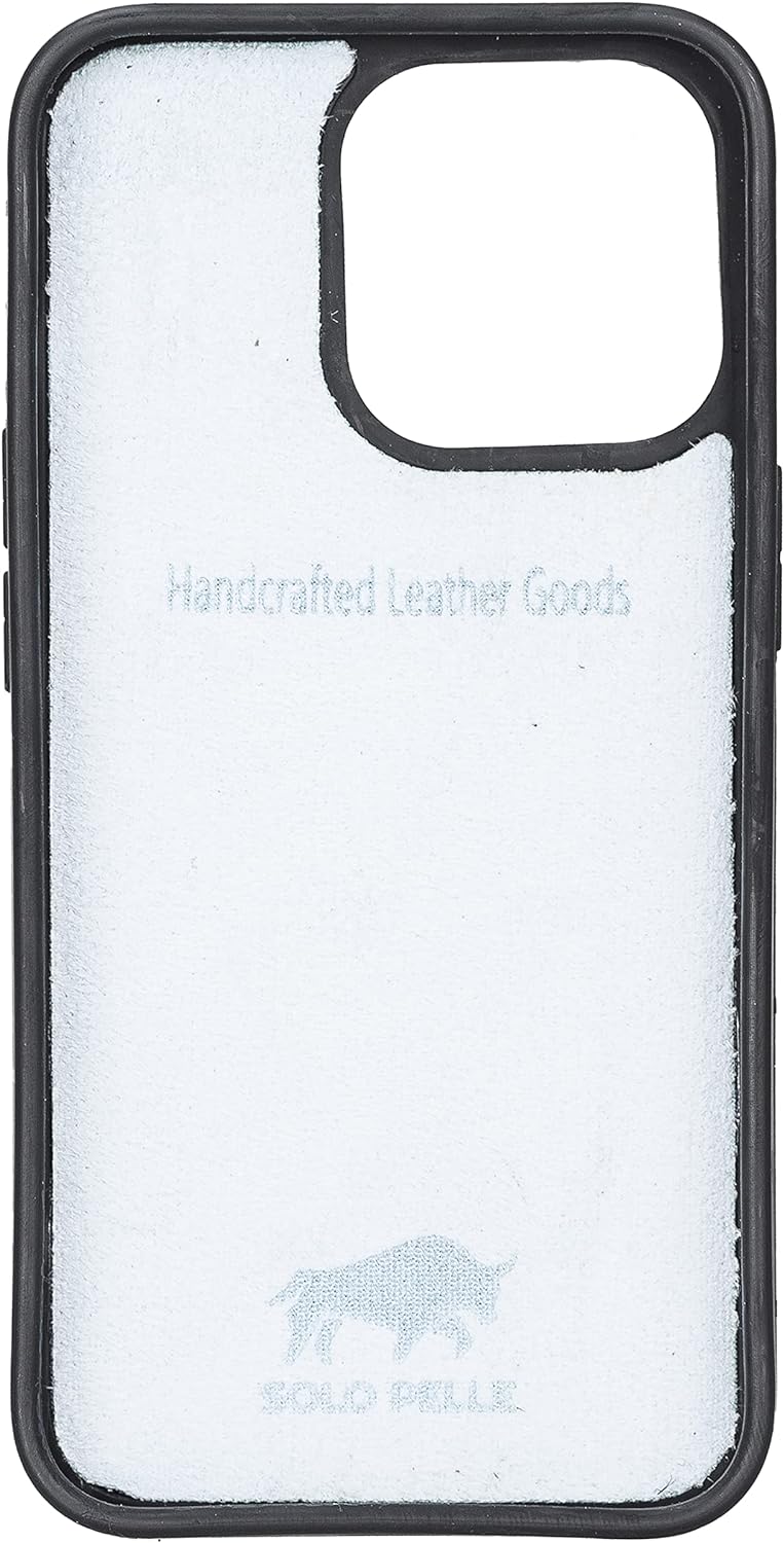 Solo Pelle Lederhülle für das iPhone 13 Pro in 6.1 Zoll Stanford Case Leder Hülle Ledertasche Backco