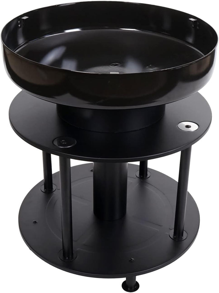 Mendler Feuerschale mit Grill HWC-K95, Feuerstelle Grill BBQ, Grillplatte Ablagefläche, Stahl Edelst
