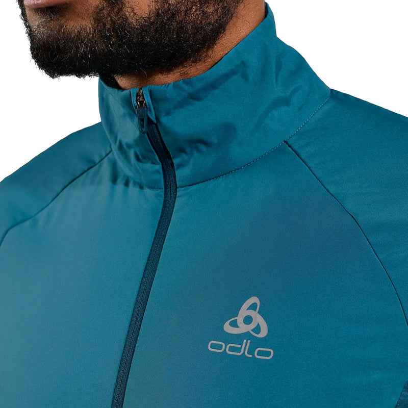 Odlo Herren Run Easy Warm Hybrid_313912 Laufjacke (1er Pack) XL saxony blue, XL saxony blue