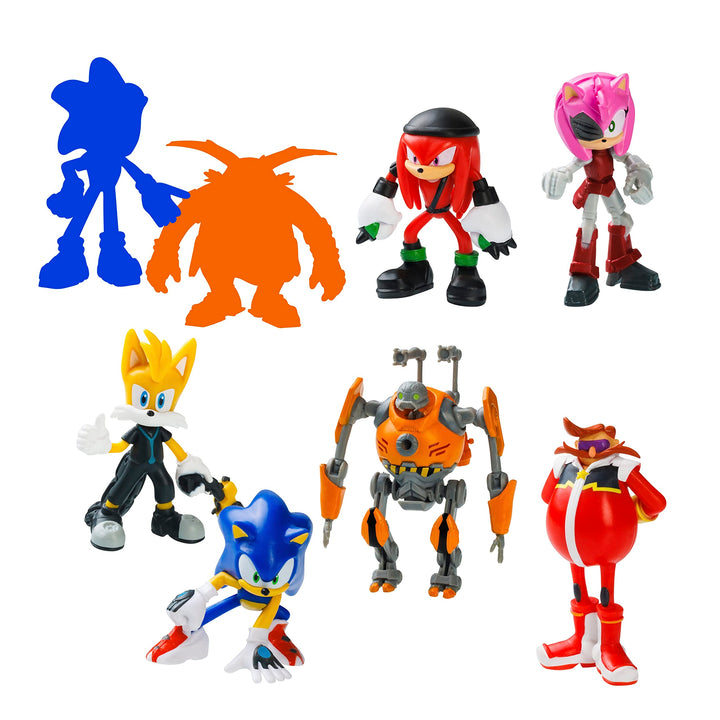 Bizak Sonic Figur Pack mit 8 Figuren à 6,5 cm hoch, in Deluxe-Box mit 2 exklusiven Überraschungsfigu