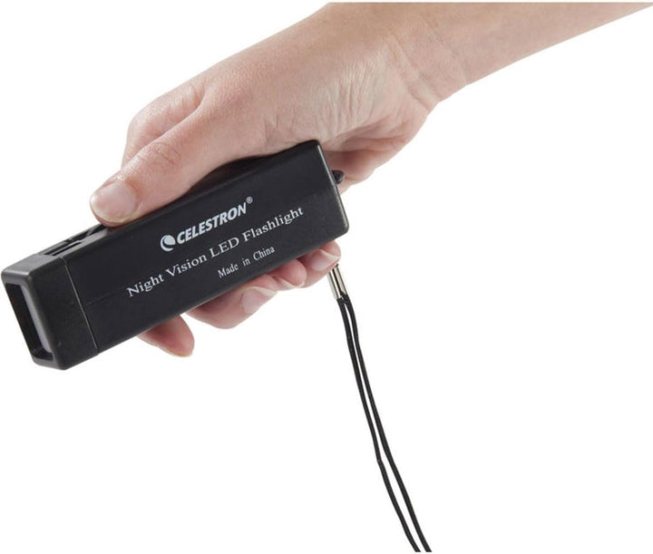 Celestron 93588 Astro Night Vision Taschenlampe, Schwarz Night Vision Red Flashlight, Night Vision R