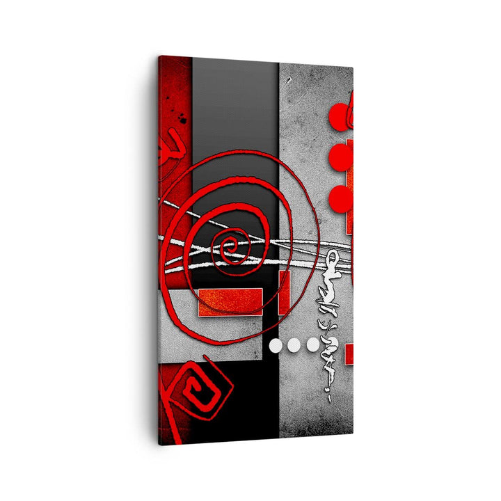 Bilder auf Leinwand Grafik geometrische figuren kreis Leinwandbild mit Rahmen 45x80cm Wandbilder Dek