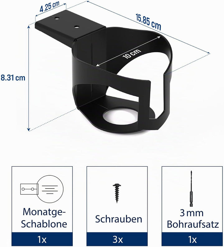 Ultimate Setup Getränkehalter Schreibtisch, Becherhalter Schreibtisch, Flaschenhalter Tisch, Getränk