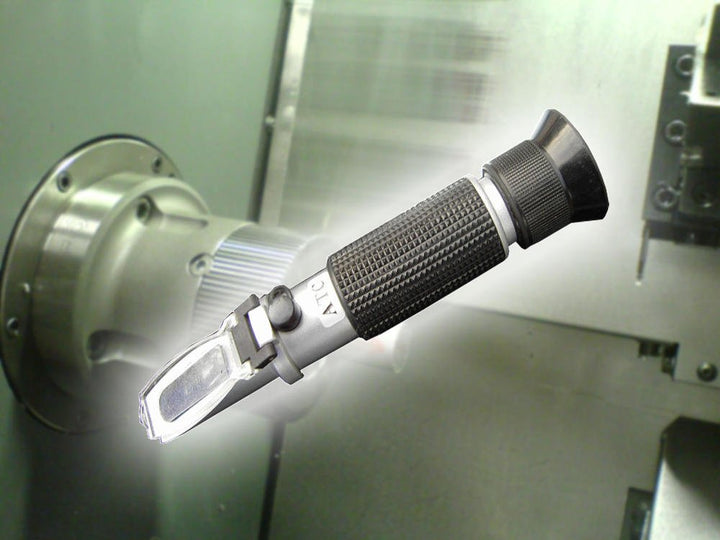 FSR REFRAKTOMETER 0-32% Brix KÜHLEMULSIONEN SCHNEIDÖL KÜHLSCHMIERSTOFF CNC 3006 FRÜCHTE KSS mit Kali