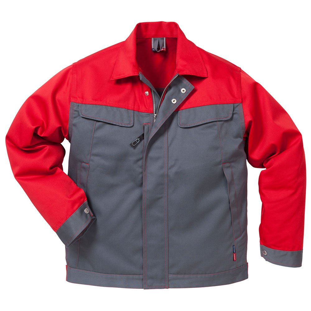 Fristad Kansas - Jacket 4857 Luxe Large Grey/Red 109321-866 L