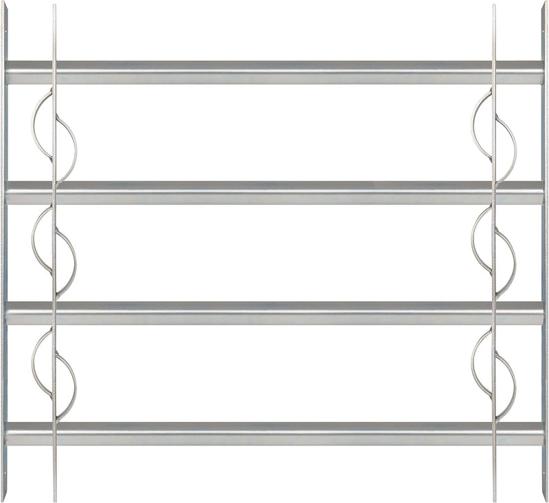 Alberts 563653 Fenstergitter Secorino Style | Ausziehbar für Fenster aussen | Einbruchschutz Gitter
