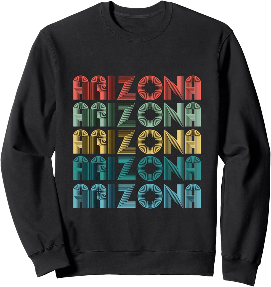 Vintage Arizona Berge Natur Wandern Retro Arizona Sweatshirt