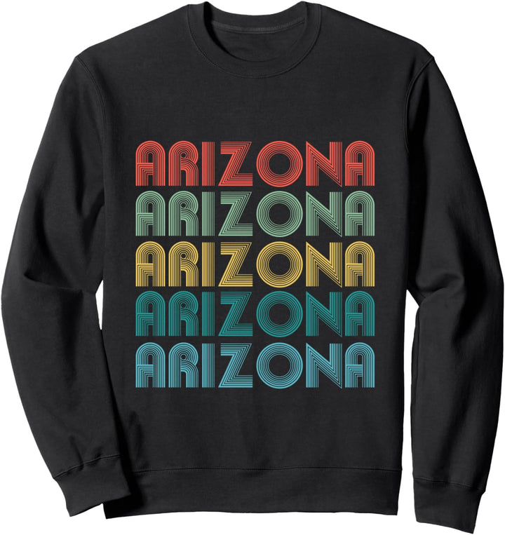 Vintage Arizona Berge Natur Wandern Retro Arizona Sweatshirt