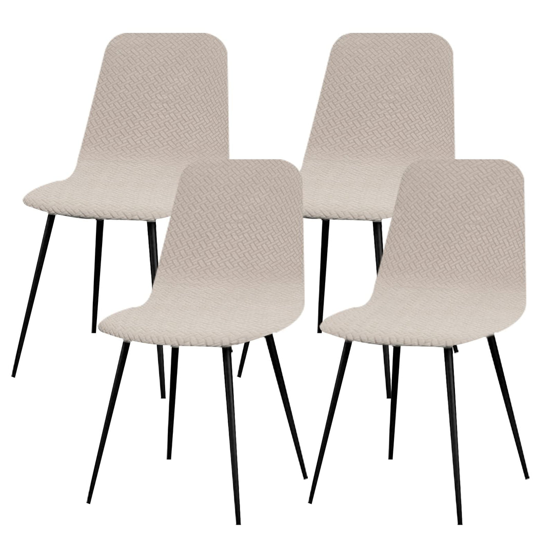 Lydevo Stuhlhussen 4er Esszimmer Strech Stuhlhussen für Esszimmerstühle Universal Waschbar Bezug Stu