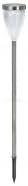 esotec Solar LED Stableuchte Dream Light, Duo Color, Gartenstecker, Edelstahl, Solarleuchte, Gartend
