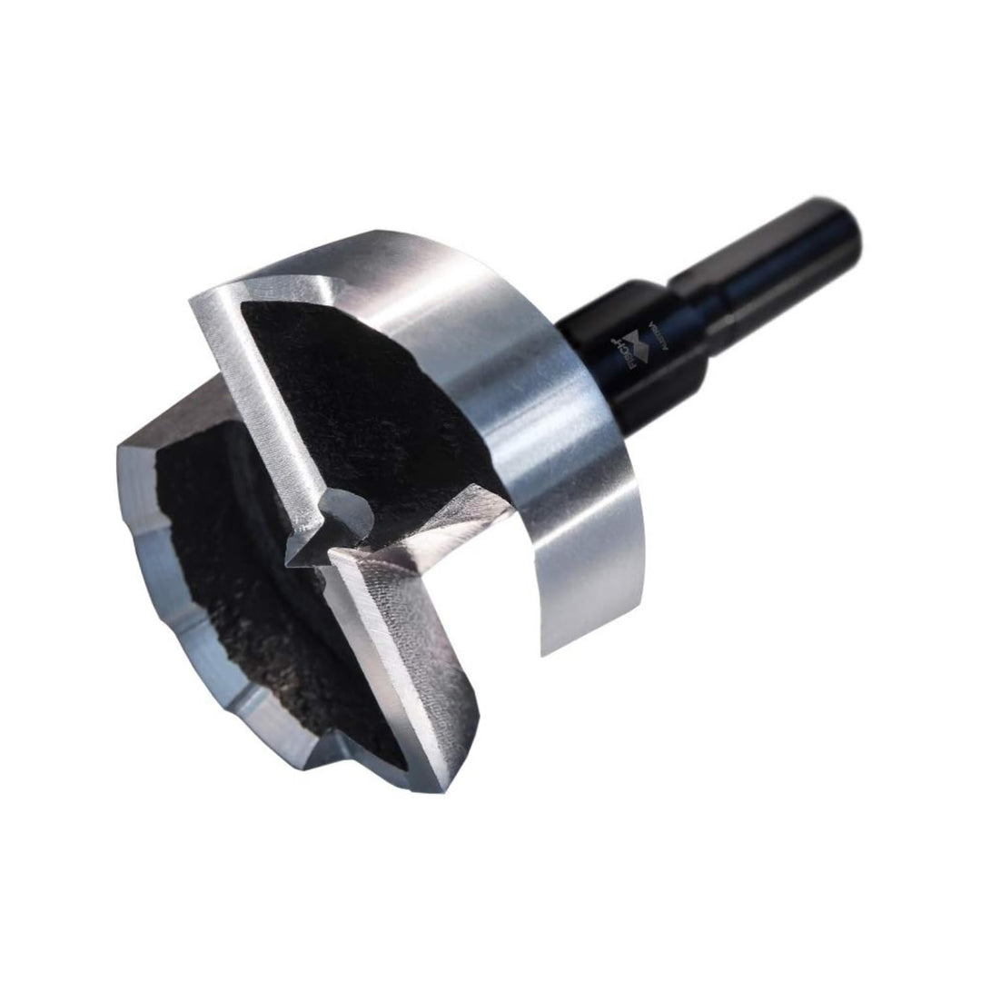 Black Shark Pro Forstnerbohrer Ø 50 mm, Länge 88 mm, Schaft 10 mm mit 3 Flächen