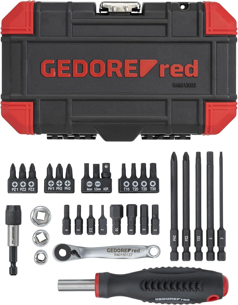 GEDORE red R49013033 Adventskalender 2024, 33 teilig, Adventskalender für Männer, Männer Geschenk, W