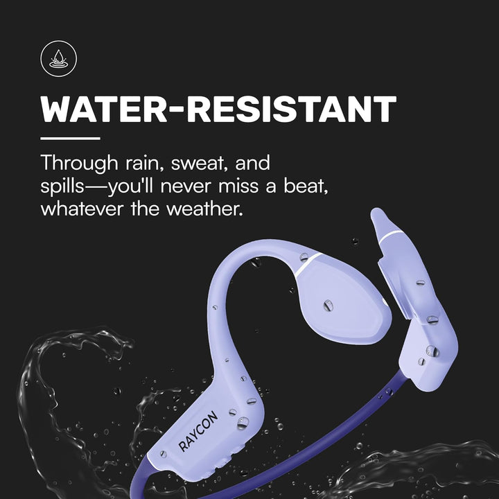 Raycon Knochenleitungs-Kopfhörer, offenes Ohr, Bluetooth-Sport-Ohrhörer mit Mikrofon, IPX68 wasserdi