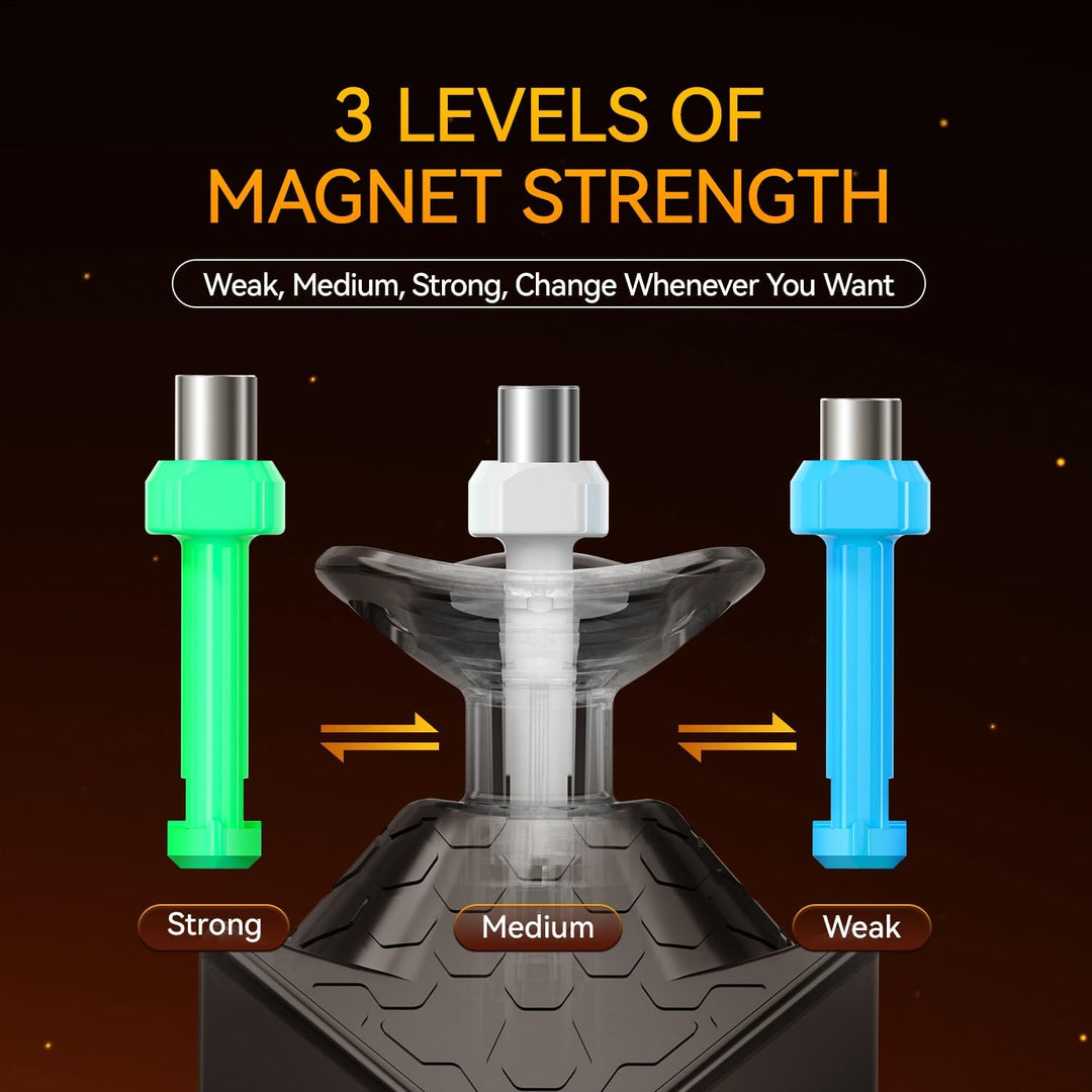 GAN 15 Maglev Zauberwürfel Magnetisch Speed Cube 3x3, Magischer Speed Cube, mit Flügelförmige Numeri