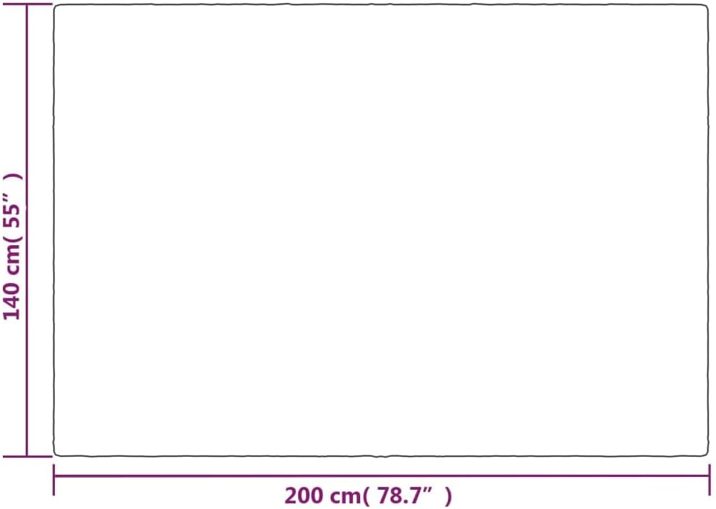 vidaXL Gewichtsdecke mit Bezug Grau 140x200 cm 10 kg Stoff 140 x 200 cm, 140 x 200 cm