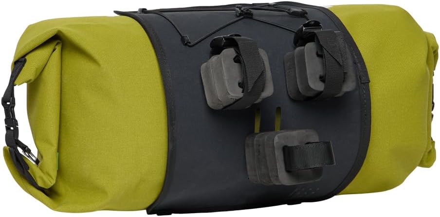 VAUDE Fahrrad Lenkertasche mit 10 Liter Packsack Mittelgrosse Dark Leaf, Mittelgrosse Dark Leaf