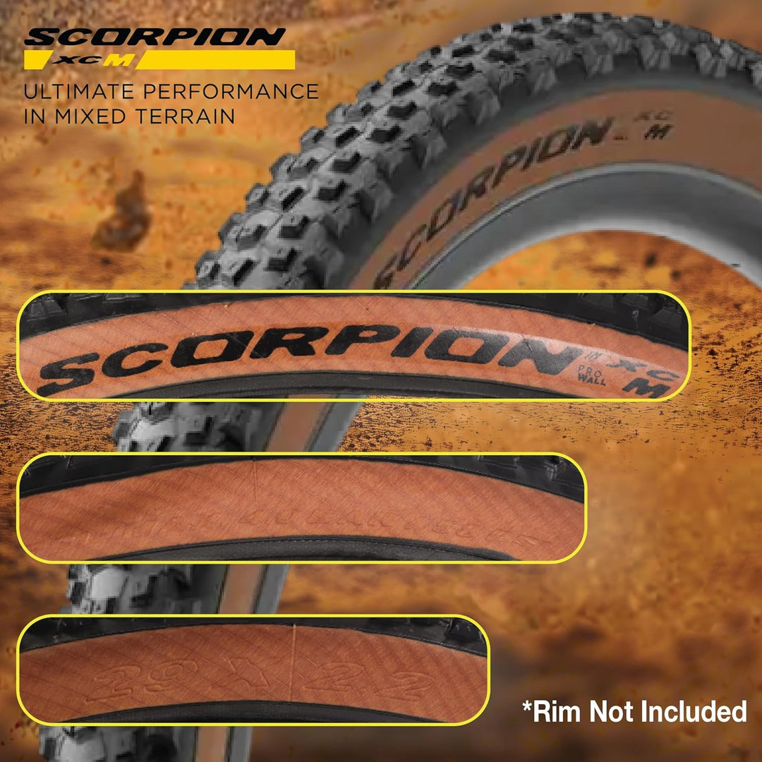 Pirelli Scorpion MTB Tyre Trail M, Prowall Schwarz 29 x 2.4, Schwarz 29 x 2.4