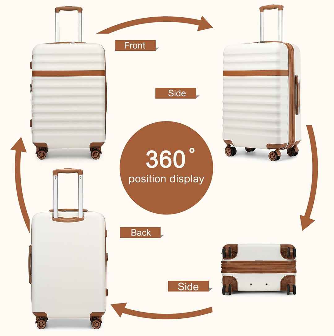 KONO Koffer Trolley Extra Gross Hartschalenkoffer aus ABS+PC leicht, grosser Reisekoffer 149L Volume