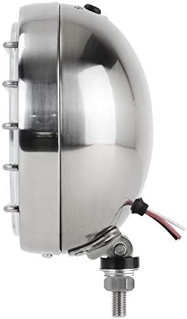 Fernscheinwerfer "Terminator" 155mm Edelstahl (1 Stück) 12 Volt mit Positionslampe und E-Prüfzeichen